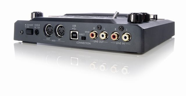 Audio and MIDI I/O sits round the back.
